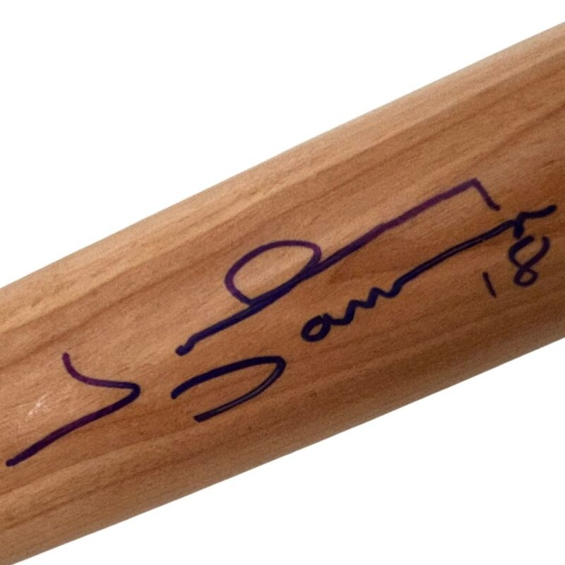 Johnny Damon Autographed signed Rawlings MLB Baseball Bat (BECKETT)