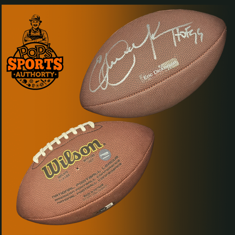 Los Angeles Rams Eric Dickerson Autographed Football Inscribed "HOF 99" - Image 3