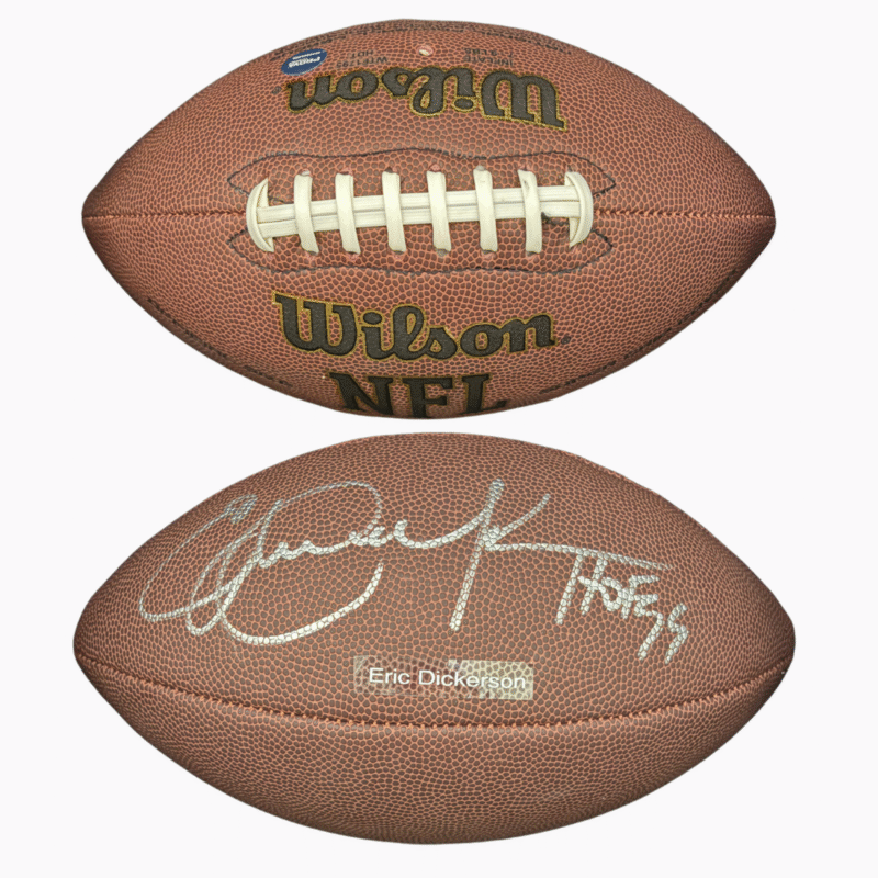 Los Angeles Rams Eric Dickerson Autographed Football Inscribed "HOF 99" - Image 5