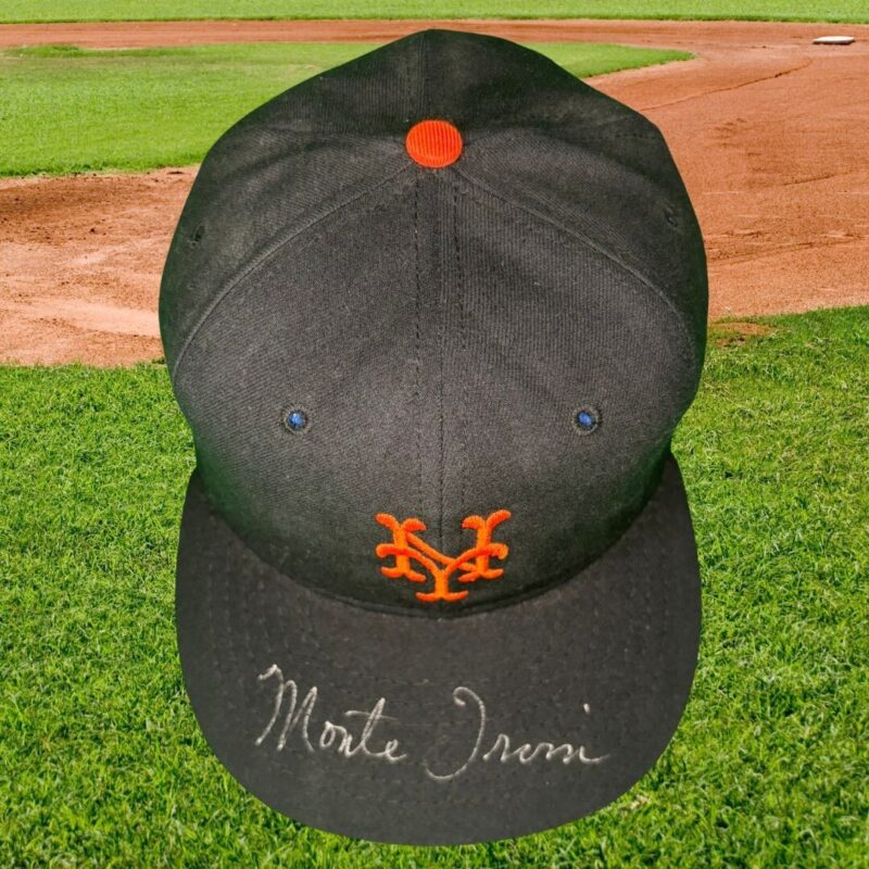 Monte Irvin Autographed New York Giants MLB Baseball Cap (BECKETT) - Image 3