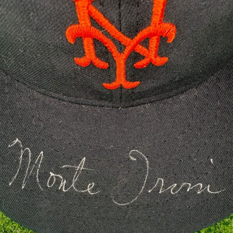 Monte Irvin Autographed New York Giants MLB Baseball Cap (BECKETT) - Image 4