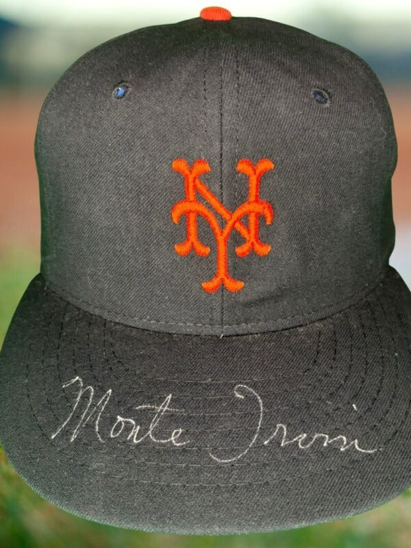 Monte Irvin Autographed New York Giants MLB Baseball Cap (BECKETT)