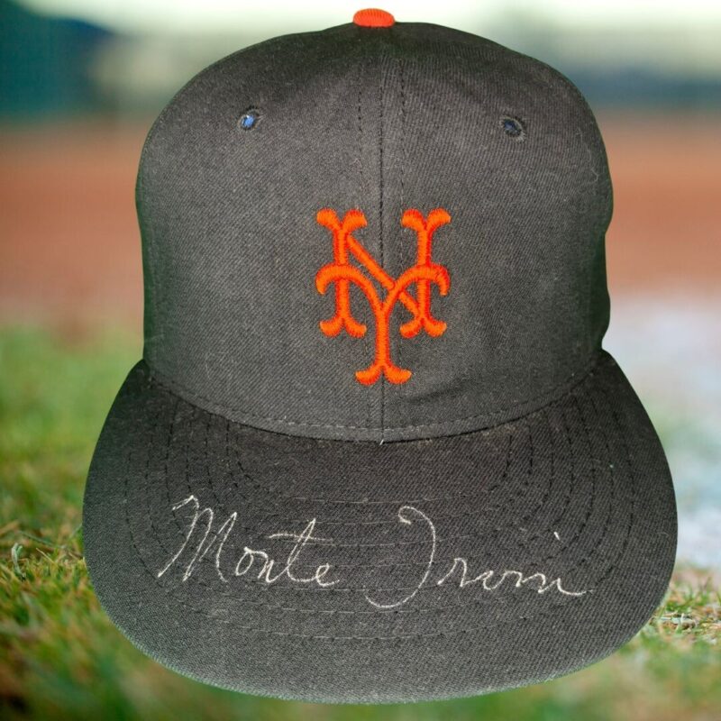 Monte Irvin Autographed New York Giants MLB Baseball Cap (BECKETT)