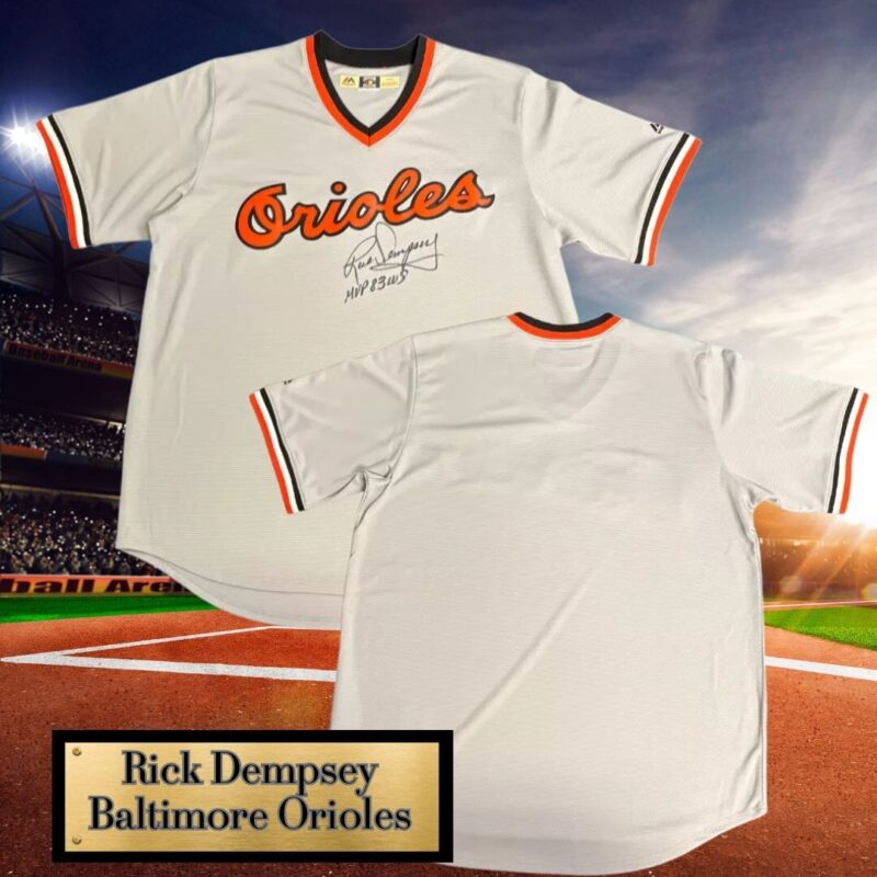 Rick Dempsey Autographed Signed Baltimore Orioles Majestic Jersey
