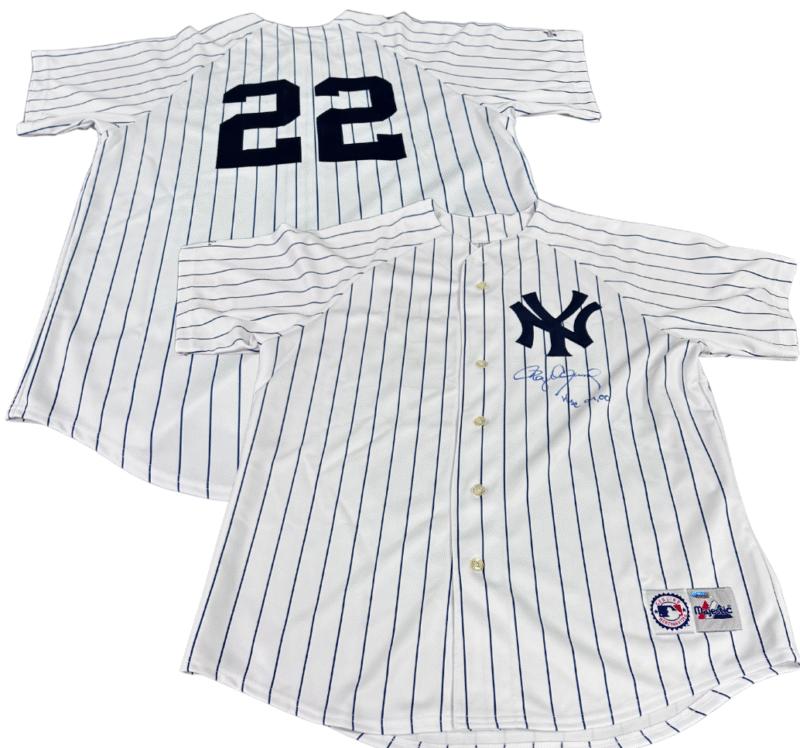 Roger Clemens Autographed & Inscribed New York Yankees Majestic Jersey - Image 3