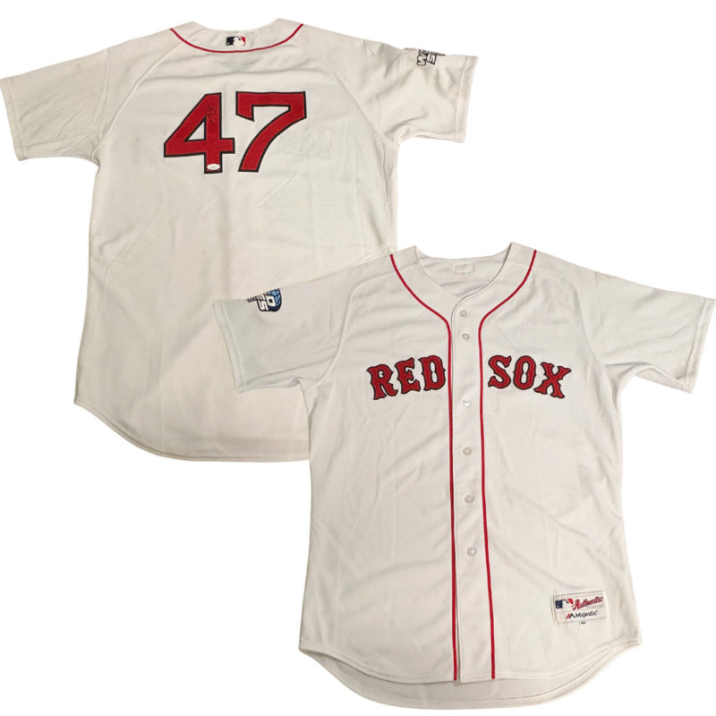 Terry Francona Autographed 2004 World Series Boston Red Sox Majestic Jersey - Image 3