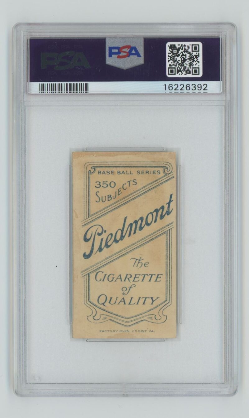 1909 PIEDMONT WHITE BORDER AL MATTERN PSA 5 BOSTON - Image 3