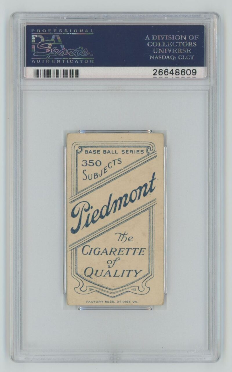 1909 PIEDMONT WHITE BORDER FOLEY WHITE PSA 4 HOUSTON HOUSTON - Image 3