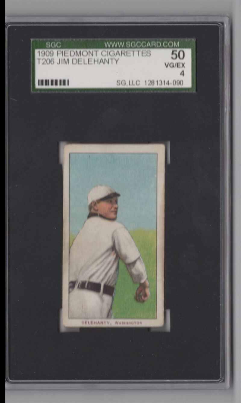1909 PIEDMONT WHITE BORDER JIM DELEHANTY SGC 4 WASHINGTON