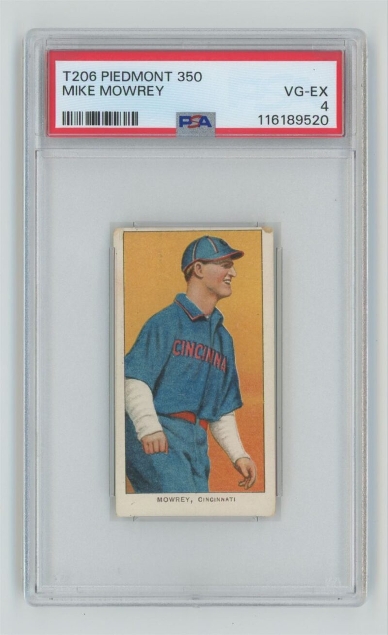 1909 PIEDMONT WHITE BORDER MIKE MOWREY 116189520 PSA 4 CINCINNATI