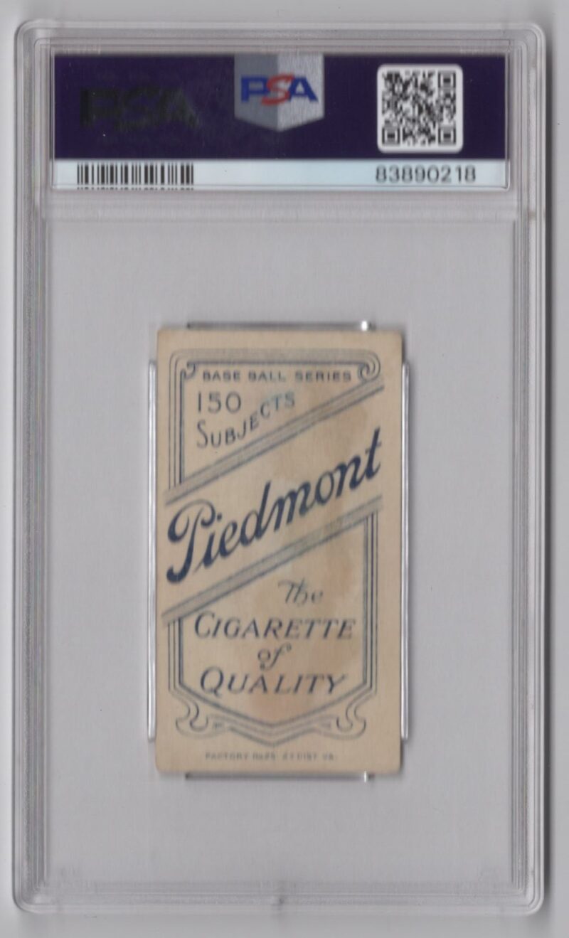1909 PIEDMONT WHITE BORDER MORDECAI BROWN PSA 2.5 CHICAGO POP 8 - Image 3