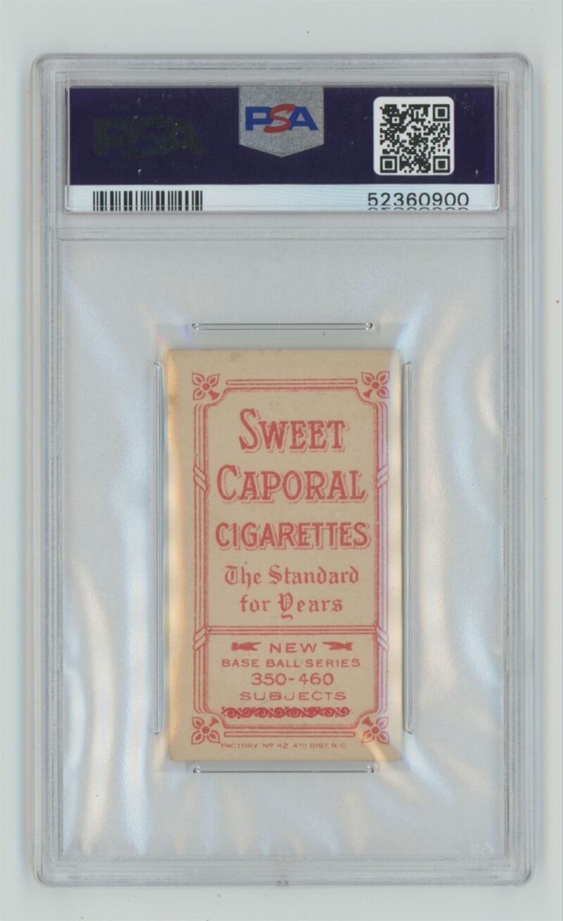 1909 SWEET CAPORAL WHITE BORDER JOHN HUMMEL PSA 5 BROOKLYN POP 4 ONLY 3 HIGHER - Image 3