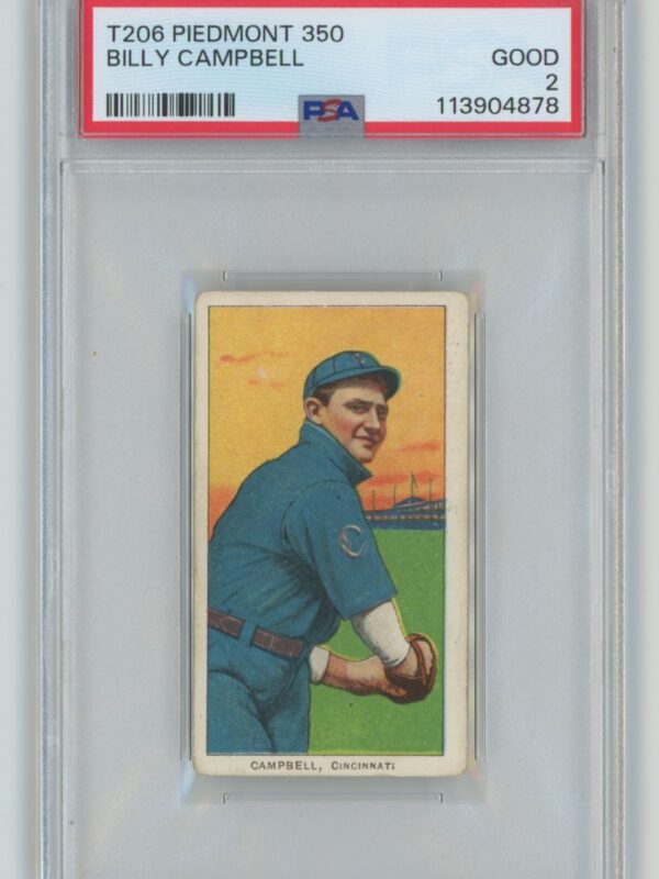 1909 WHITE BORDER BILLY CAMPBELL "SAVE SELLER"TO FOLLOW POPS SPORTS AUTHORITY ON