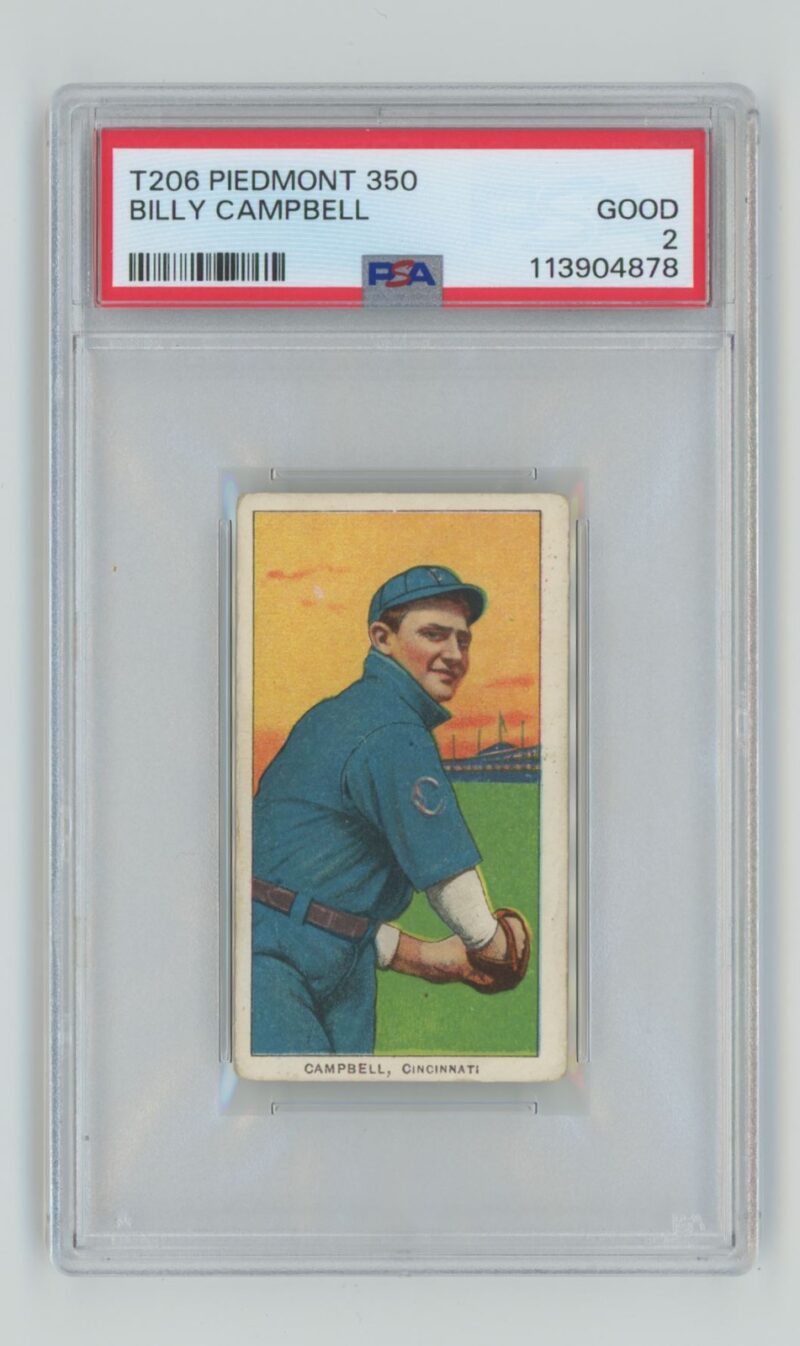 1909 WHITE BORDER BILLY CAMPBELL "SAVE SELLER"TO FOLLOW POPS SPORTS AUTHORITY ON