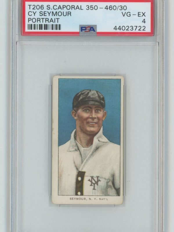 1909 WHITE BORDER CY SEYMOUR 44023722 PSA 4 NEW YORK POP 7 ONLY 9 HIGHER 286720039508