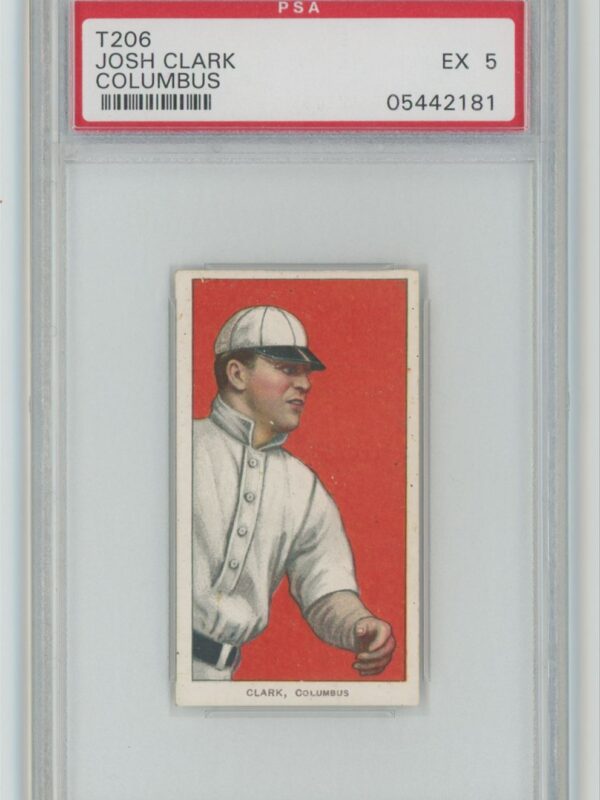 1910 PIEDMONT WHITE BORDER JOSH CLARKE 05442181 PSA 5 COLUMBUS CLIPPERS