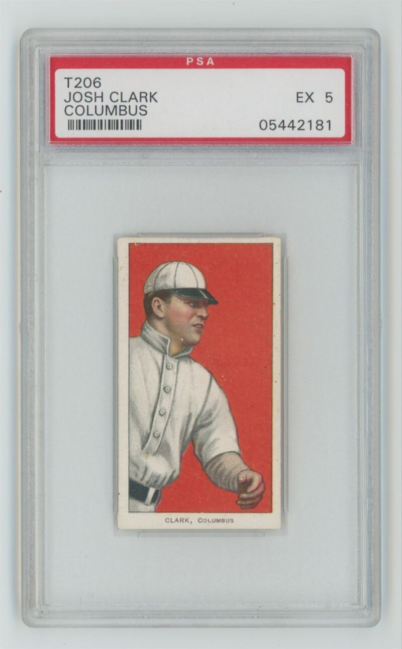 1910 PIEDMONT WHITE BORDER JOSH CLARKE 05442181 PSA 5 COLUMBUS CLIPPERS