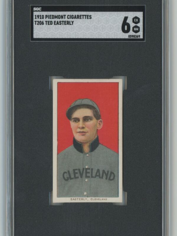 1910 PIEDMONT WHITE BORDER TED EASTERLY SGC 6 CLEVELAND