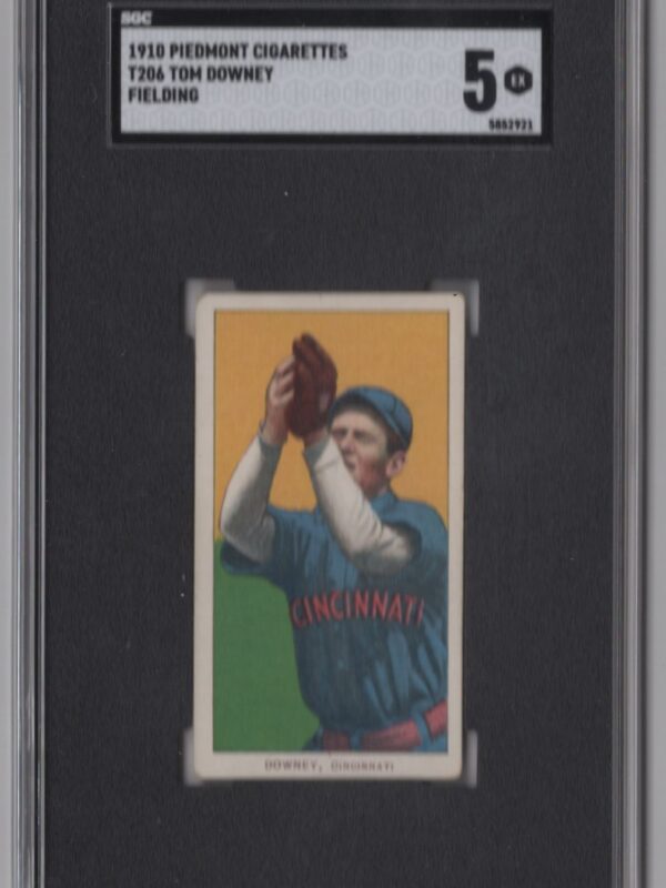 1910 PIEDMONT WHITE BORDER TOM DOWNEY SGC 5 CINCINNATI 286512194728
