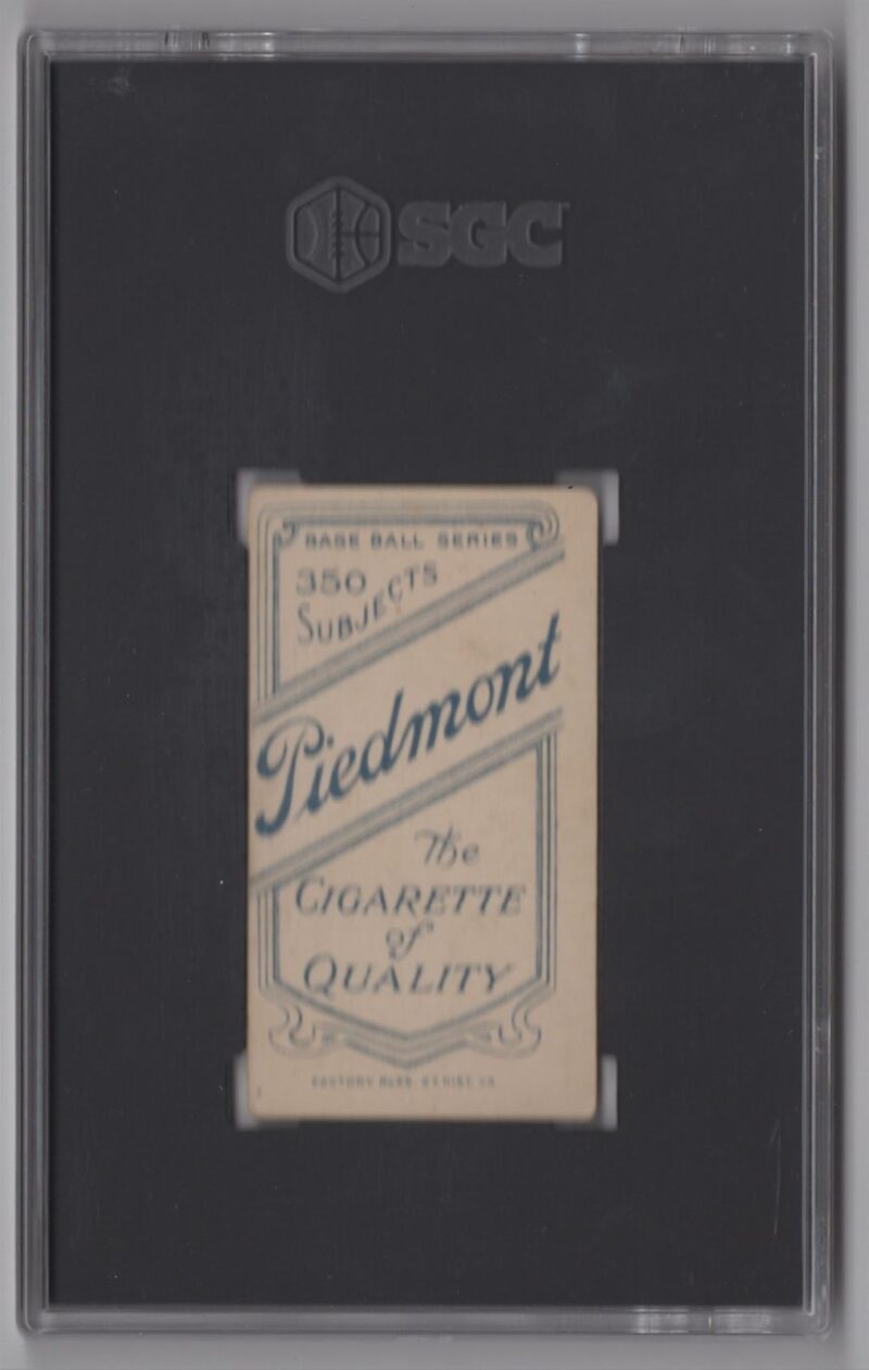1910 PIEDMONT WHITE BORDER TOM DOWNEY SGC 5 CINCINNATI FIELDING - Image 3