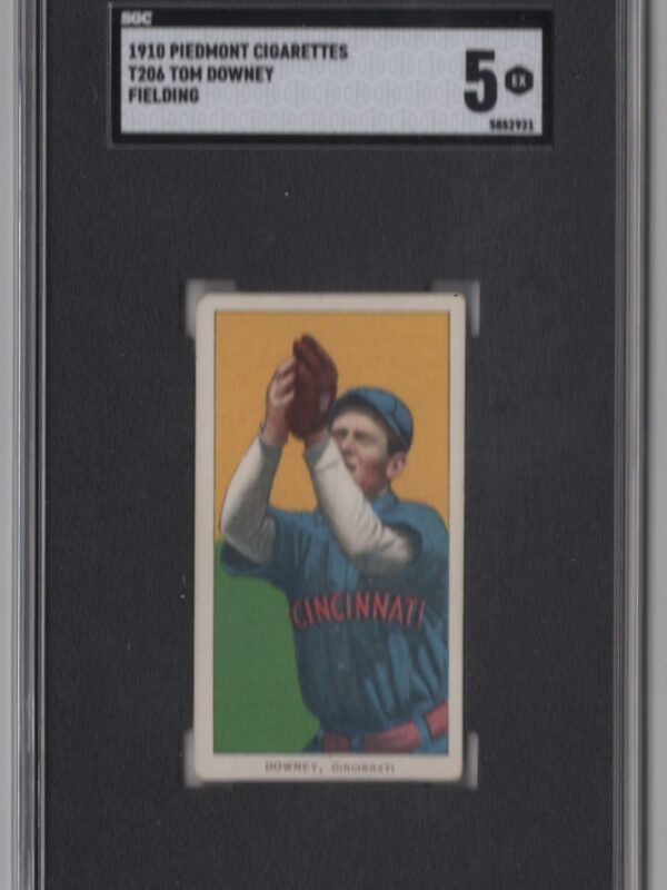 1910 PIEDMONT WHITE BORDER TOM DOWNEY SGC 5 CINCINNATI FIELDING