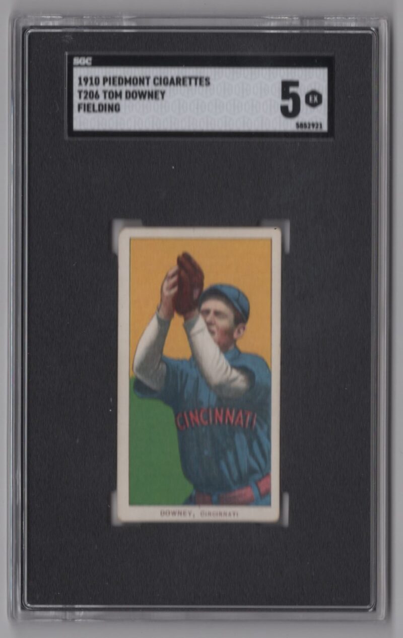 1910 PIEDMONT WHITE BORDER TOM DOWNEY SGC 5 CINCINNATI FIELDING