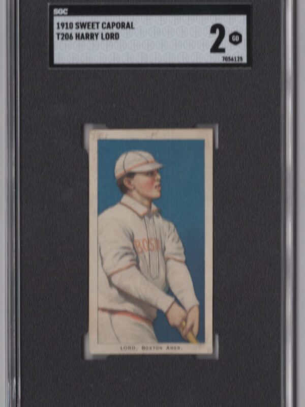 1910 SWEET CAPORAL WHITE BORDER HARRY LORD SGC 2 BOSTON AMERICANS