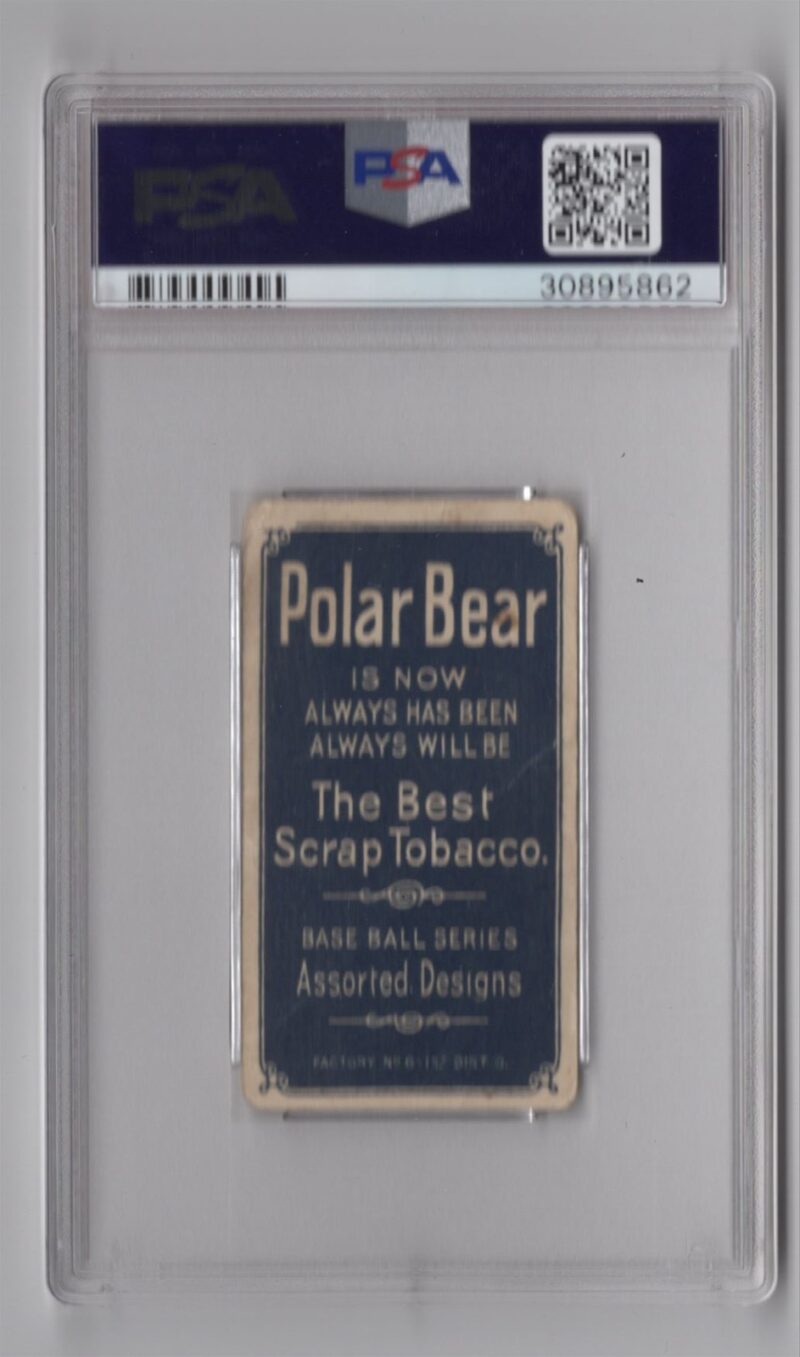 1910 WHITE BORDER STEVE EVANS PSA 2 ST. LOUIS POP 9 - Image 3