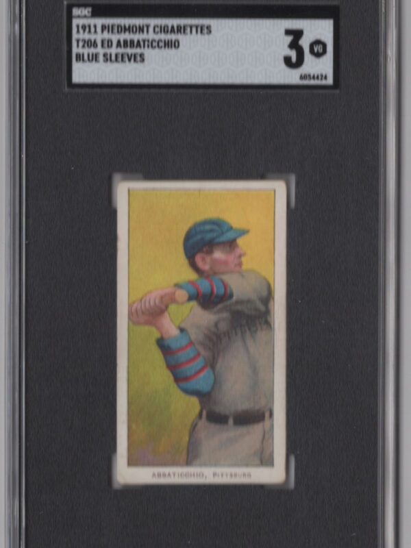 1911 PIEDMONT WHITE BORDER ED ABBATICCHIO SGC 3 PITTSBURGH