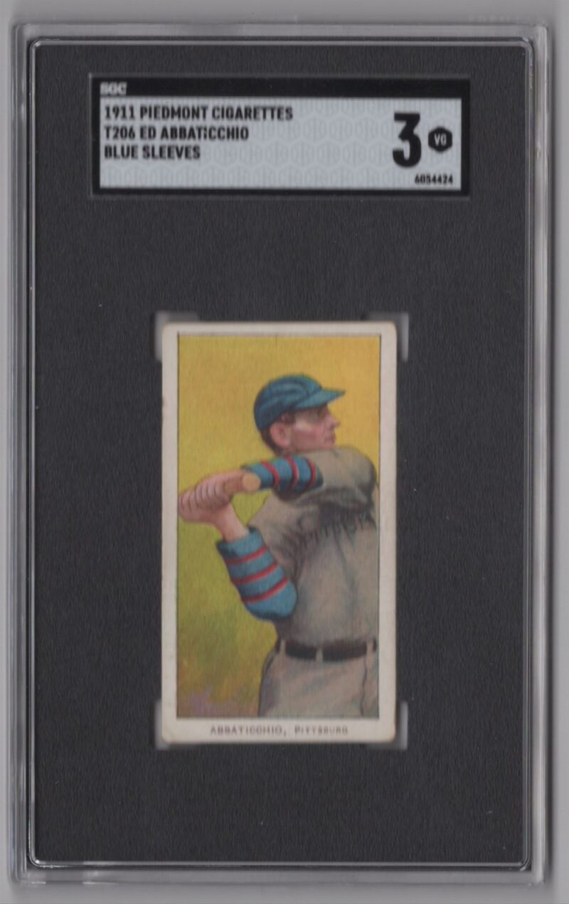 1911 PIEDMONT WHITE BORDER ED ABBATICCHIO SGC 3 PITTSBURGH
