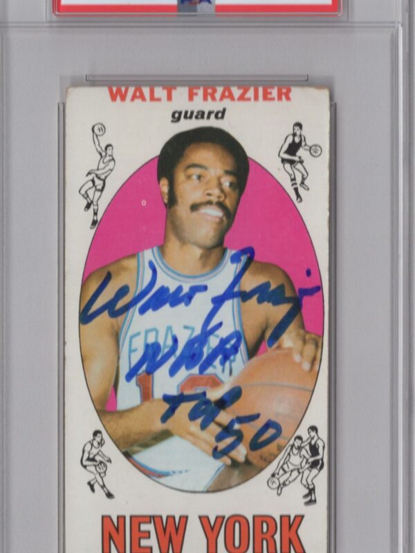 1969-70 TOPPS WALT FRAZIER AUTO PSA 10 WALT FRAZIER #98