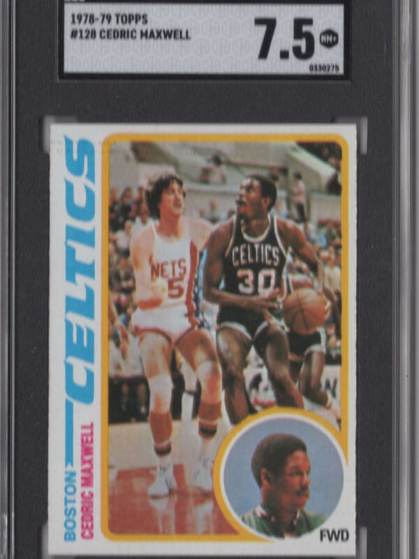 1978-79 TOPPS 3-15 CEDRIC MAXWELL ROOKIE SGC 7.5 BOSTON CELTICS #128