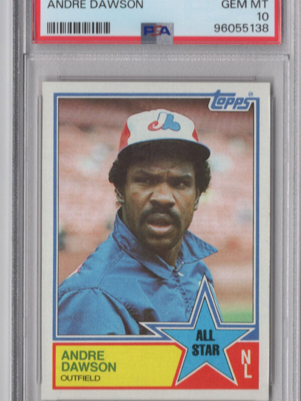 1983 TOPPS 3-15 ANDRE DAWSON PSA 10 MONTREAL EXPOS #402 NONE HIGHER!