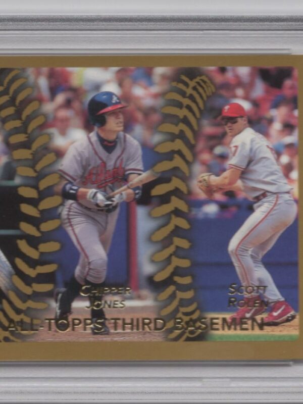 1999 TOPPS GOLD VINNY CASTILLA CHIPPER JONES SCOTT ROLEN PSA 8 COLORADO ROCKIES