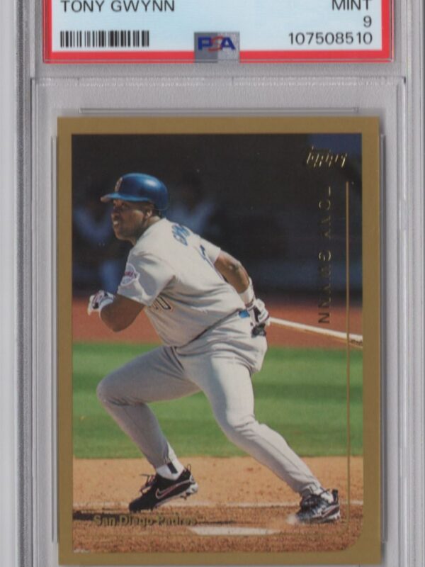 1999 TOPPS TOPPS GOLD TONY  GWYNN PSA 9 SAN DIEGO PADRES #75 LOW POP