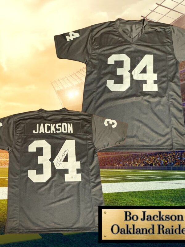 Bo Jackson Autographed Oakland Raiders NFL Jersey