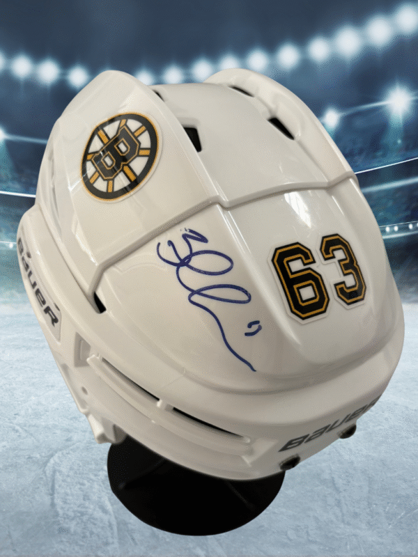 Boston Bruins Brad Marchand Full-Size Authentic NHL Hockey Helmet (Beckett)