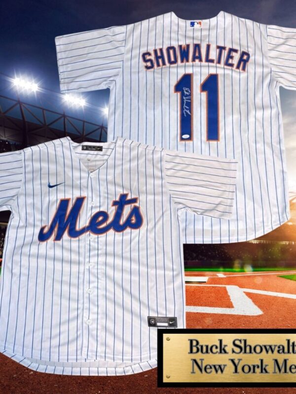 Buck Showalter Autographed New York Mets Nike Jersey