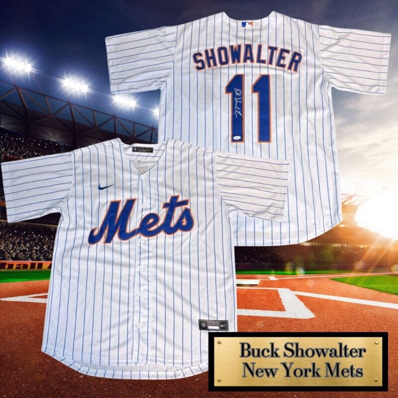 Buck Showalter Autographed New York Mets Nike Jersey