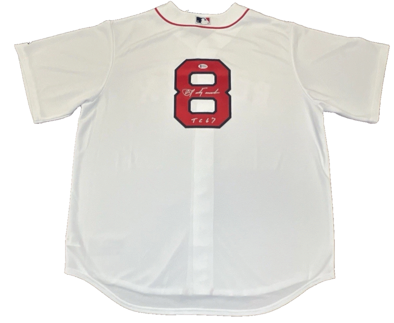 Carl Yastrzemski Autographed Boston Red Sox Majestic MLB Jersey - Image 4
