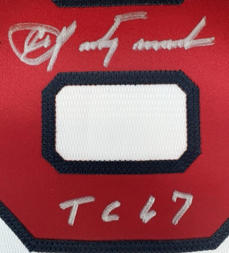Carl Yastrzemski Autographed Boston Red Sox Majestic MLB Jersey - Image 6