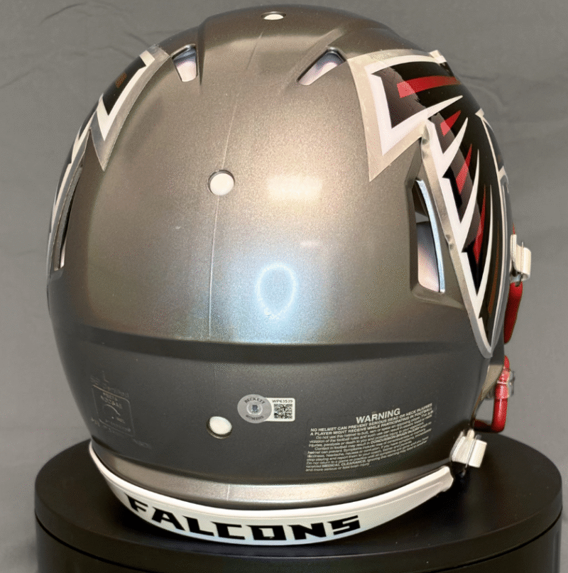 Deion Sanders Autographed on-field Atlanta Falcons NFL Football Helmet - Image 4