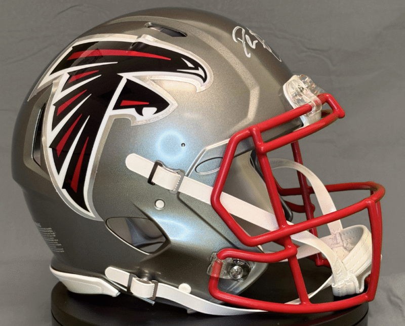 Deion Sanders Autographed on-field Atlanta Falcons NFL Football Helmet