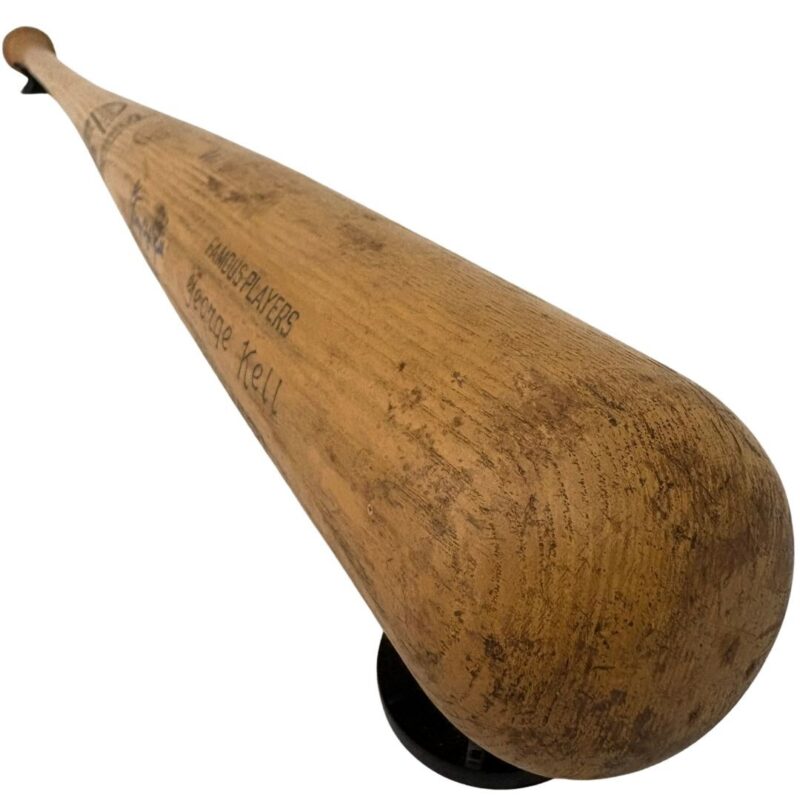 Detroit Tigers George Kell Autographed Vintage Wilson MLB Baseball Bat (BECKETT) - Image 11