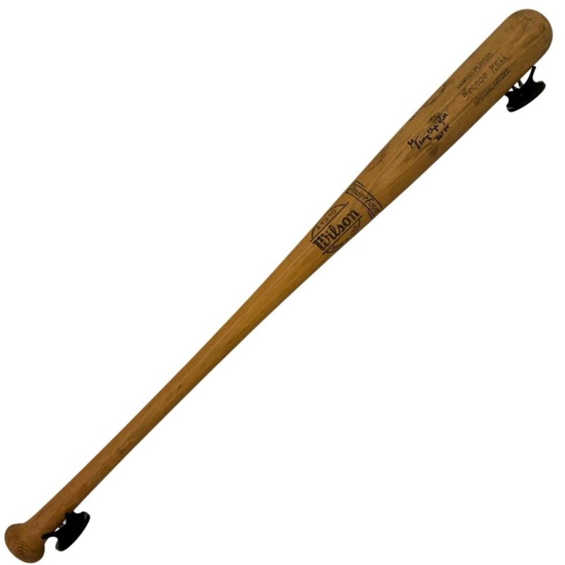 Detroit Tigers George Kell Autographed Vintage Wilson MLB Baseball Bat (BECKETT) - Image 3