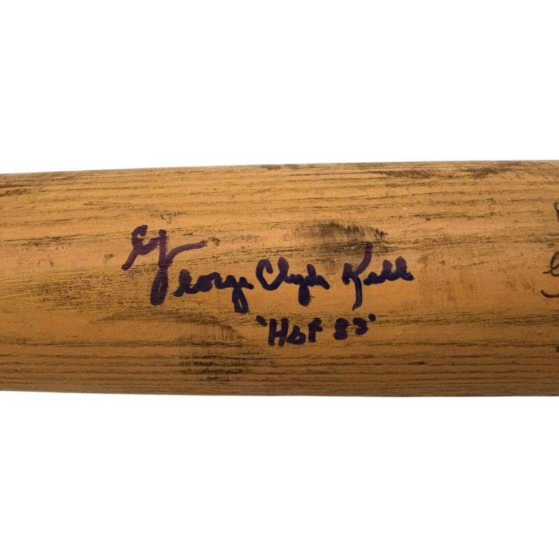 Detroit Tigers George Kell Autographed Vintage Wilson MLB Baseball Bat (BECKETT) - Image 5