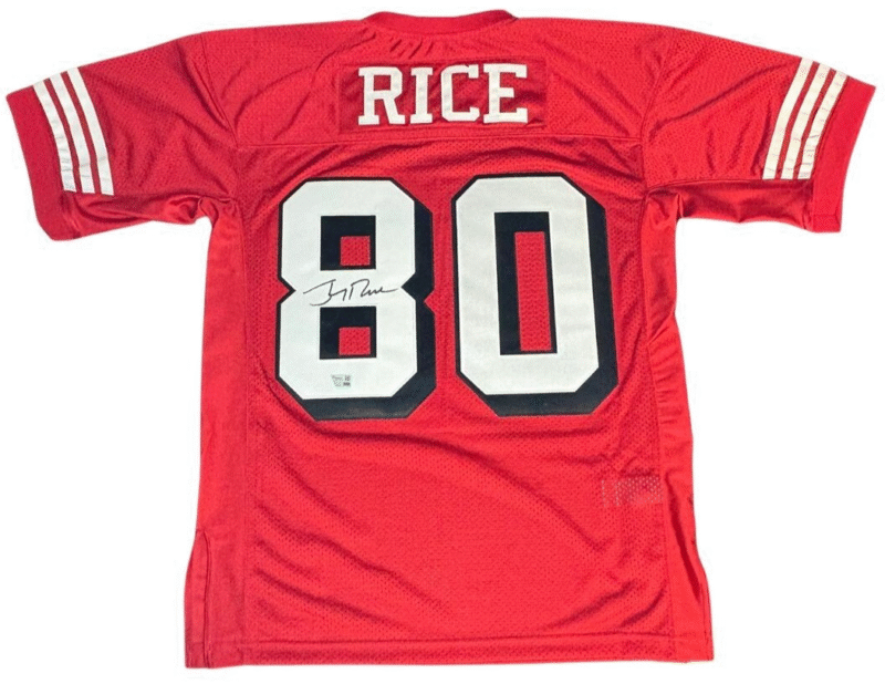 Jerry Rice Autographed 1994 San Francisco 49ers Mitchell & Ness NFL Jersey - Image 3