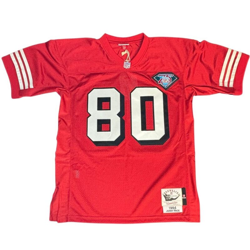 Jerry Rice Autographed 1994 San Francisco 49ers Mitchell & Ness NFL Jersey - Image 4