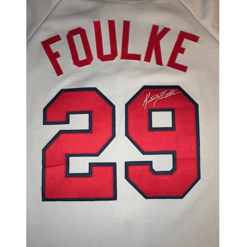 Keith Foulke Autographed Boston Red Sox Mejestic Jersey - Image 5
