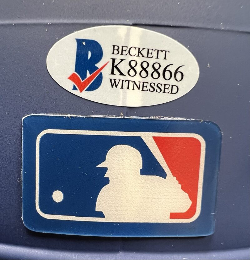 Kirk Gibson Autographed Signed on Field Los Angeles Dodgers MLB Helmet - Image 9